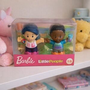 Fisher-Price Little People Barbie Wellness Figure Set 2-Pack New Sealed
